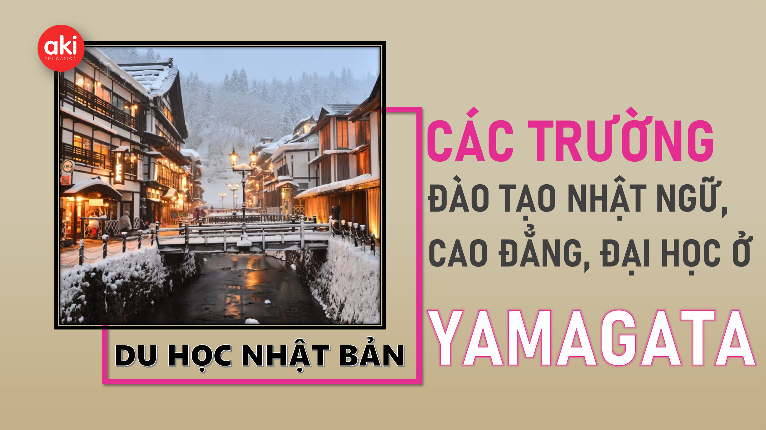 Danh sách các trường Nhật ngữ, Đại học, Cao đẳng ở tỉnh Yamagata